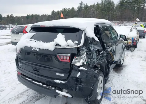 2020 Jeep Compass Latitude 4X4 from USA, damaged, VIN 3C4NJDBB3LT160583
